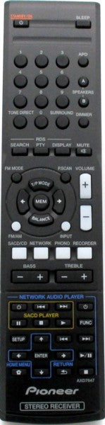 Remote Control Audio Stereo AV Receiver AXD7647 Pioneer