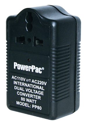 Powerpac 80W Step Up & Down Voltage Converter Transformer 110V / 220V (PP80)
