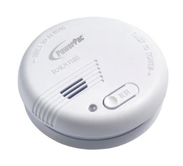 Powerpac Ppsd125 Smoke Detector With Light