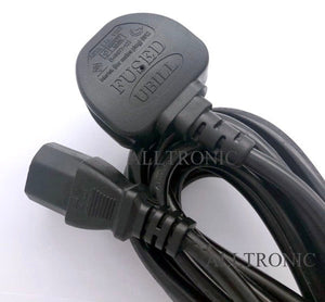 Power Cord 3Pin UK to C13 3Meter 1.0mm2 with Safety Approved Mark /ubill
