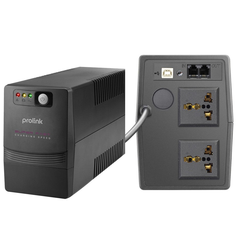 Prolink PRO851SFC (U) Line interactive UPS 850VA with AVR+USB port