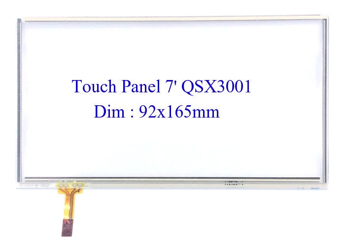 Original Car Audio CD/DVD Touch Panel 7" 92x165mm QSX3001 Pioneer