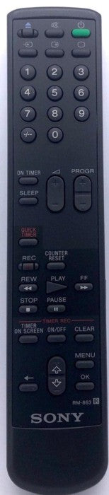 Genuine CRT TV Remote Control RM863 147338911 Sony