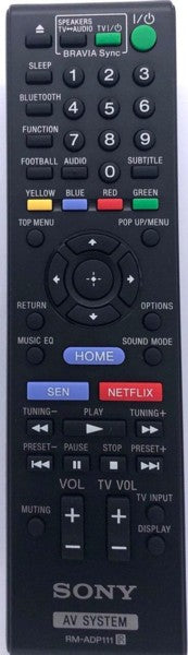 Genuine Bluray / DVD Remote Control RM-ADP111 / RMADP111 149270811 Sony