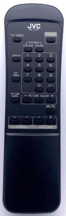 Genuine CRT TV Remote Control RMC530 / RM-C530-2H JVC