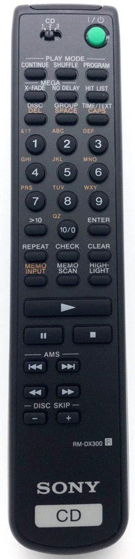 Remote Control Audio CD RMDX300 Sony