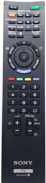 LCD/LED TV Remote Control RM-GD016 / RMGD016 Sony