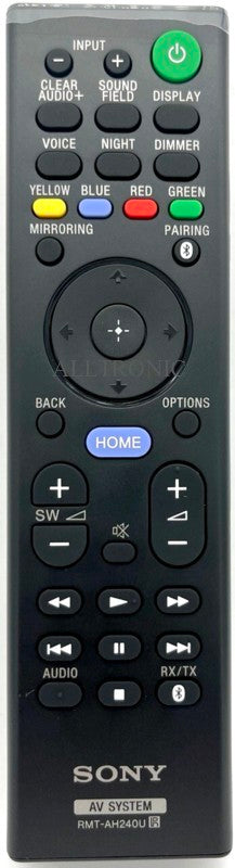 Home Theater Remote Control RMT-AH240U / RMTAH240U Sony