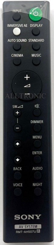 Home Theater Remote Control RMT-AH507U / RMTAH507U Sony