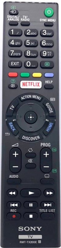 Genuine LED TV Remote Control RMT-TX200E / RMTTX200E for Sony