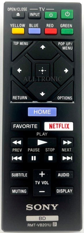 Genuine Bluray / DVD Remote Control RMT-VB201U / RMTVB201U Sony