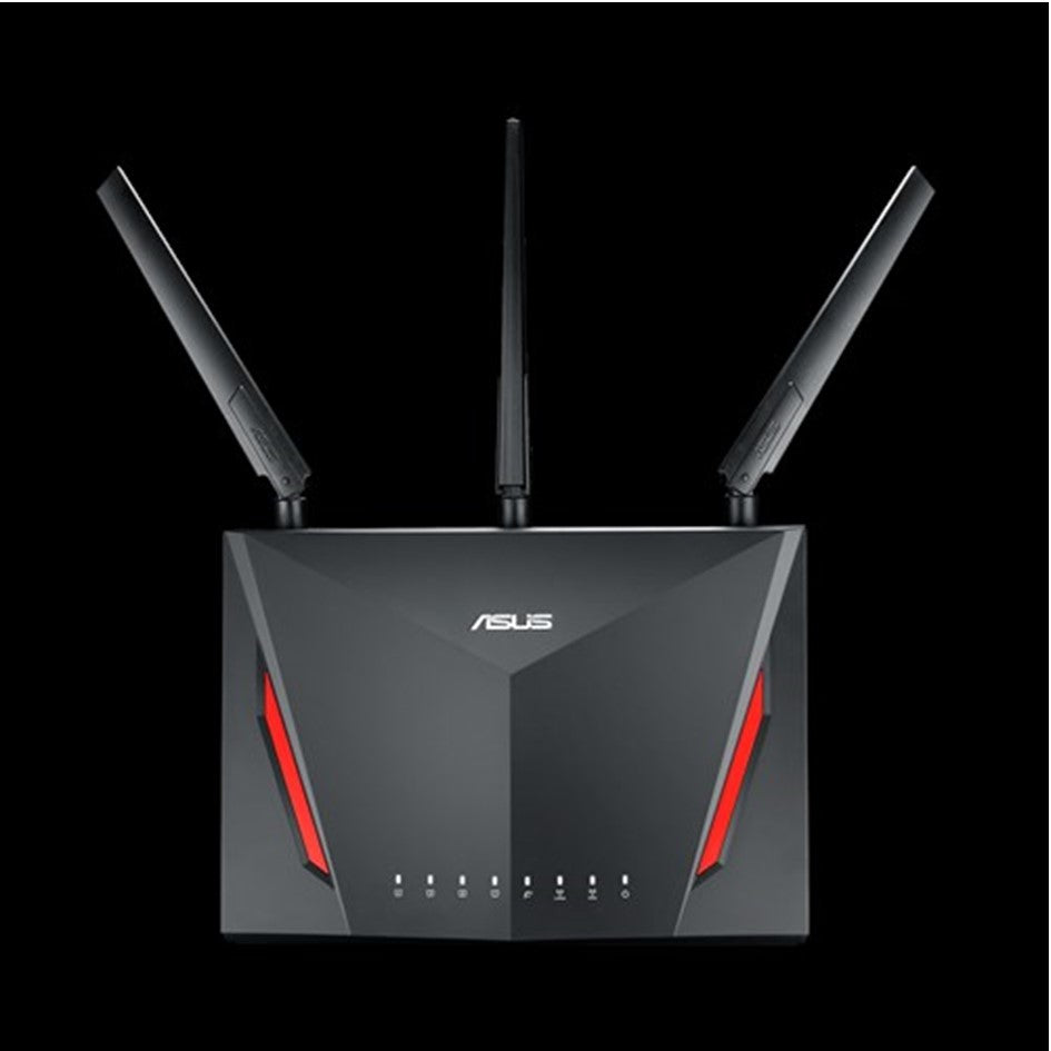 Asus RT-AC86U AC2900 Dual Band Gigabit Wi-Fi Gaming Router with MU-MIMO, Aimesh for mesh Wi-Fi system