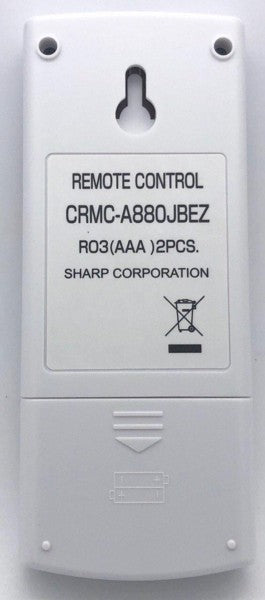 Remote Control Air Con CRMC-A880JBEZ / CRMCA880JBEZ Sharp