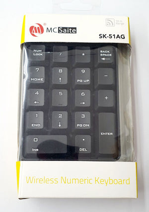 2.4G Wireless Numeric Keypad SK-51AG / SK51AG Black 18 Keys