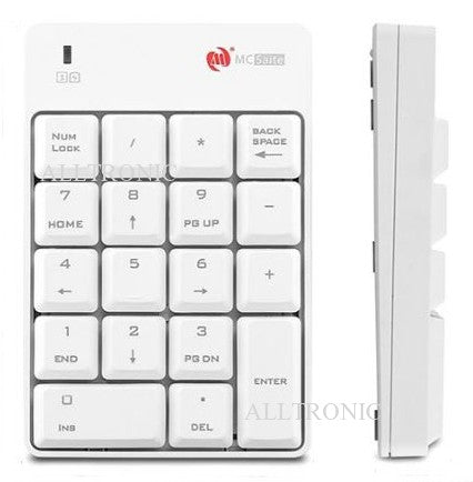 2.4G Wireless Numeric Keyboard SK51AG / SK-51AG 18Key (White)