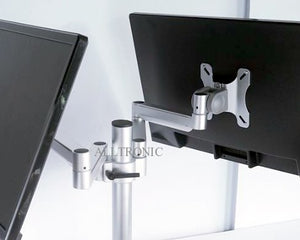 LCD LED Flat Panel Table Clamp / 2 Monitor Table Clamp Bracket ST-ZM03S