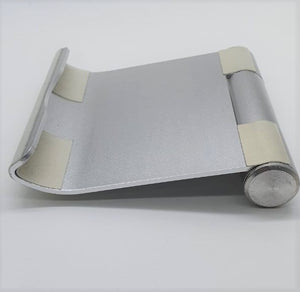 Aluminium Foldable Tablet Holder/Stand Black / Silver