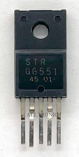 Power Switching Regulator IC STRG6551 TO220F-5 Sanken
