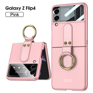 Samsung Galaxy Z Flip 4 Case ultra thin ring and shell Membrane