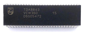 Color TV PAL/NTSC/Secam Microporcessor TDA8843  Dip56 Philip