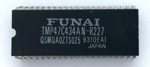Color TV Controller IC TMP47C434AN-R227 = QSMQAOZTS025 Funai
