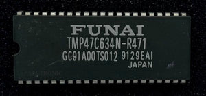 Color TV / VCR Controller IC TMP47C634AN-R471 DIP42 Funai / Toshiba