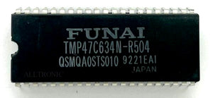 Original Color TV / VCR Controller IC TMP47C634N-R504 = QSMQAOSTS010 DIP42 Funai