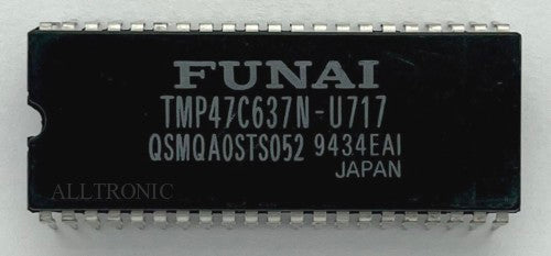 Obsolete VCR Controller IC TMP47C637N-U717 / QSMQAOSTS052 DIP42 Funai