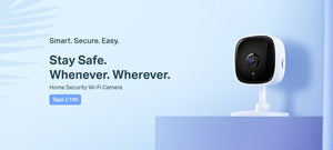 TP-Link Tapo C100 C100 Home Security Wi-Fi Camera / support microSDXC card (up to 128GB) Warranty 3years with TPLink SG