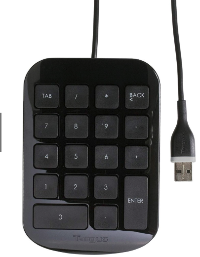 Targus Numeric Keypad For Pc, Mac Chromebook Compatible AKP10AP