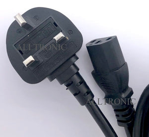 Power Cord 3Pin UK to C13 1.8Meter 1.0mm2 with Safety Approved Mark