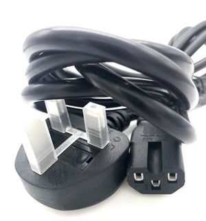 Power Cord 3Pin UK to C15 with Safety Approved Mark 3Meter