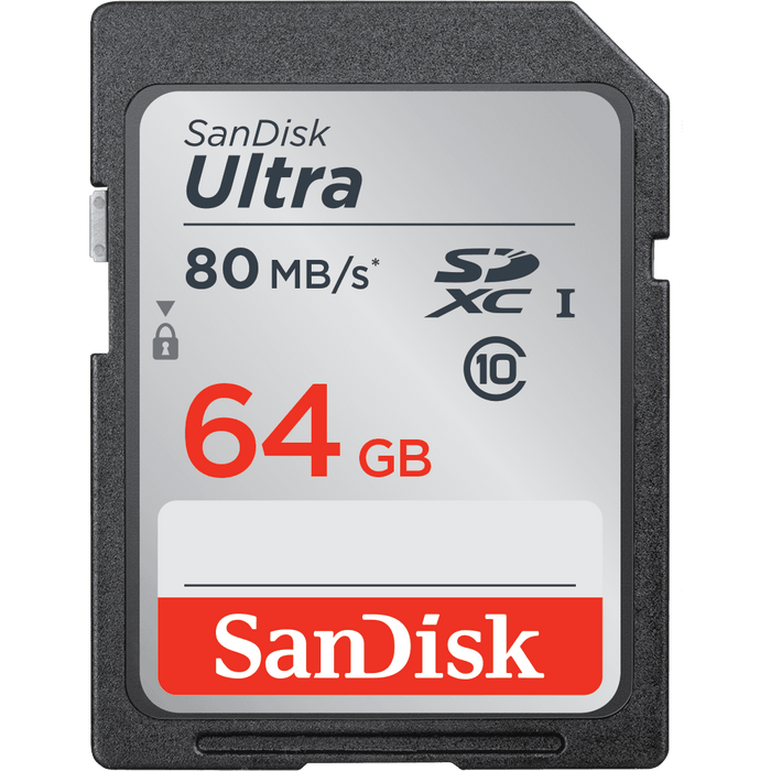 Sandisk Ultra SDXC UHS-1  64GB 80MB/s