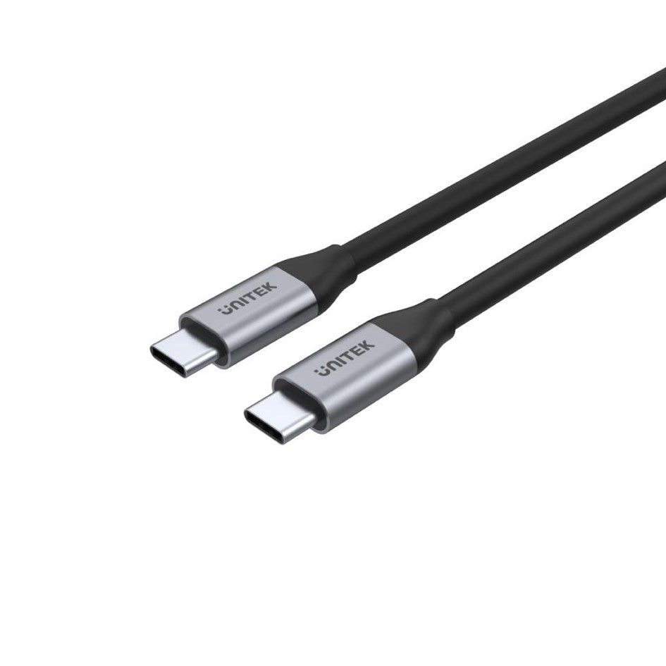 Unitek C14082ABK 1Meter  Full-Featured USB-C 100W PD Fast Charging Cable with 4K 60Hz and 10Gbps Data (USB 3.2 Gen2) / Type C