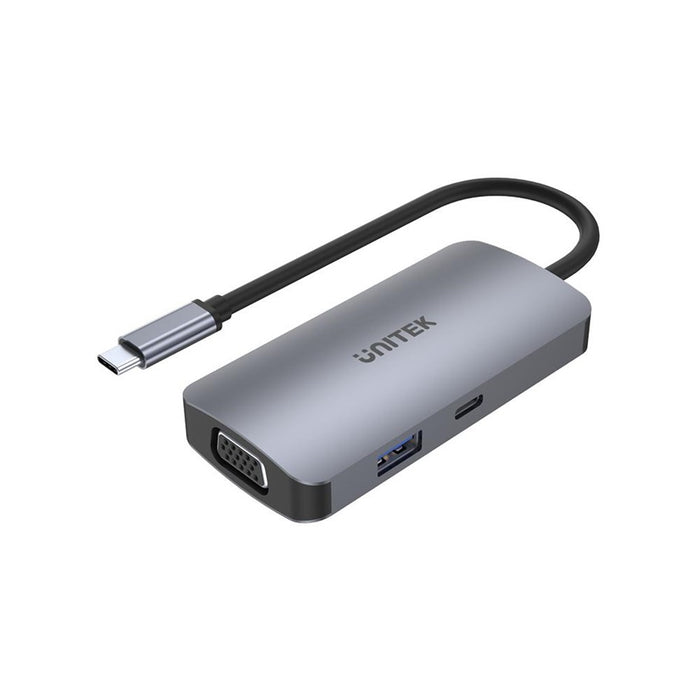 Unitek 5-in-1 USB-C Hub with MST Triple Monitor and 100W with Power Delivery  uHUB P5 Trio Model :D1051A