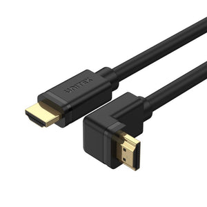 2M / 3M HDMI 2.0 4K 60Hz Right Angel 270° Cable / Unitek Y-C1008 / Y-C1009
