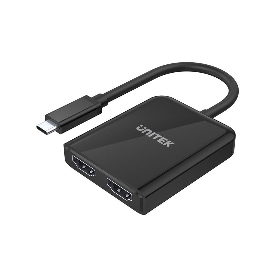 Unitek V1408A USB-C Type C to Dual HDMI Adapter ( Support HDMI2.0a Up to 4K 60Hz)