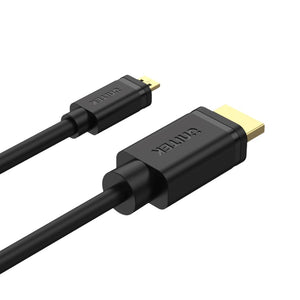 2M Micro HDMI to HDMI Cable 4K 60Hz High Speed Unitek YC182