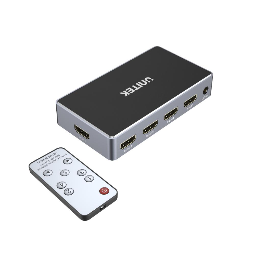 HDMI 1.4B Switch 5 In 1 Out /4K HDMI Unitek V1110A