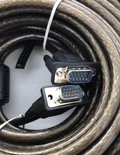 VGA to VGA Cable 10M - Male/Male (Filter Coiled)  DV10