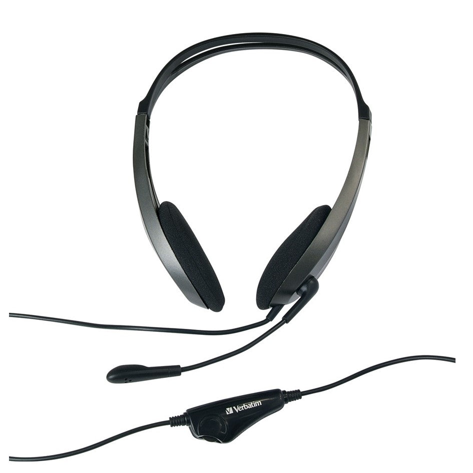 Verbatim Urban Headgear Multimedia Headset with Mic & Volume Control P/N: 41646