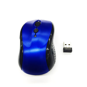 OEM Wireless Mouse 2.4Ghz YR802 Blue (Up to 10 Meter Range)