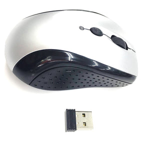 OEM Wireless Mouse 2.4Ghz YR802 Silver (Up to 10 Meter Range)