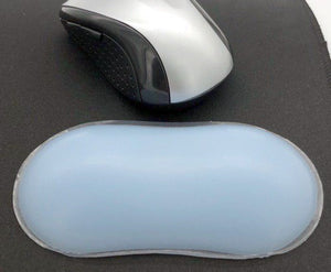 Ergonomic Silica Gel Wrist Rest , Support Mouse Pad Blue