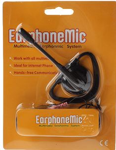 Earphone with Microphone 2x 3.5mm Audio Plug XTY-8 single sided