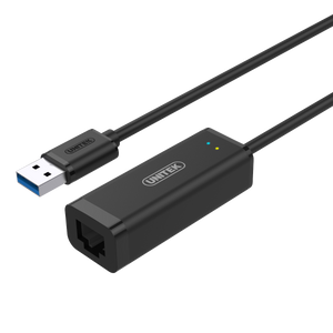 USB 3.0 to Gigabit Ethernet Adapter in Black Unitek Y3470Bk