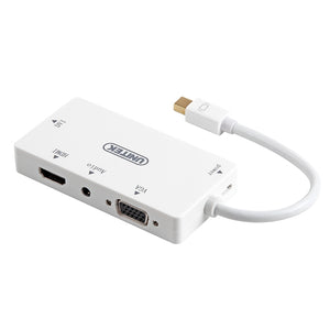 Unitek Y6354 Mini Display Port To Hdmi / Dvi / Vga / Audio Convertor Support Up To 1080P 60Hz Max Output