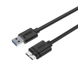 USB3.0 AM to Micro BM Cable 1Meter (AM/BM) Y-C461GBK Unitek