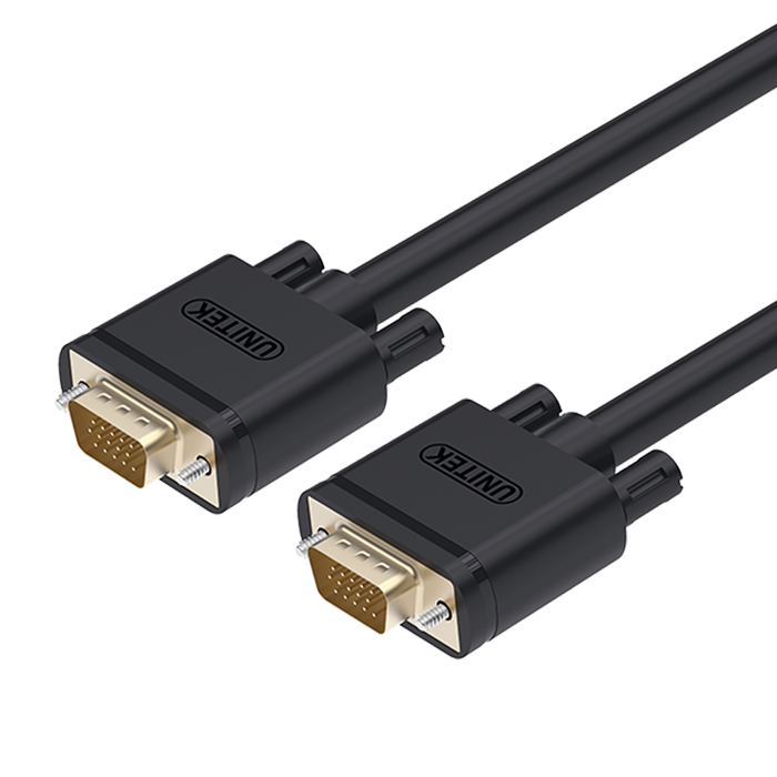 High Quality VGA to VGA Cable 1.5m - Male/Male Unitek YC503G