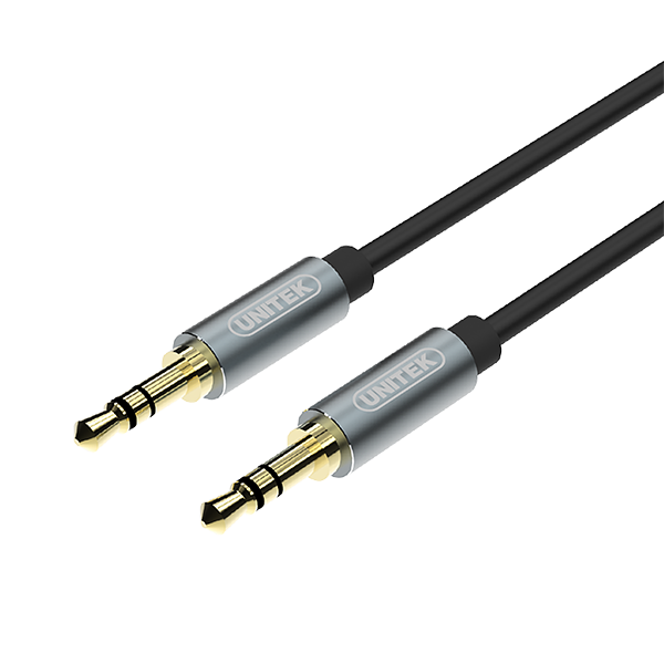 Premium Aux Audio Cable 3.5mm Male to Male (M/M) 1Meter Y-C926ABK Unitek